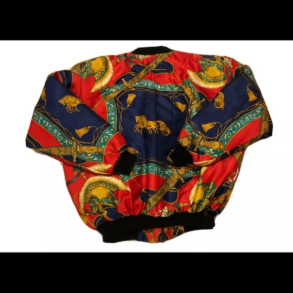 VINTAGE MADE IN USA PICASSO SILK LIGHT Sz XL - Picture 4 of 4